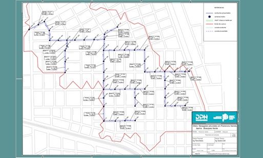 Florencio Varela - Obras de desagües en barrio Bosques Norte